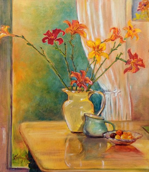 Day Lilies on the Table