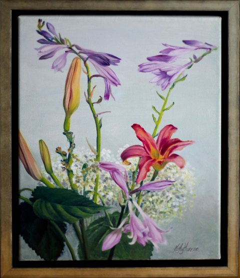 Hostas and Daylilies