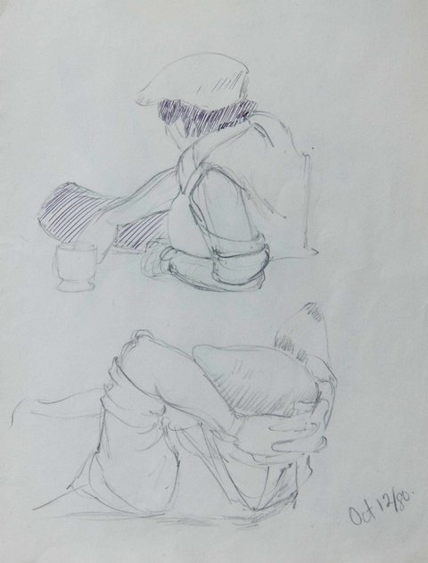 Kathys Pencil Drawing of Scott